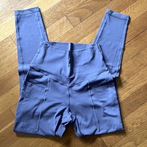 Aerie OFFLINE gray/blue leggings